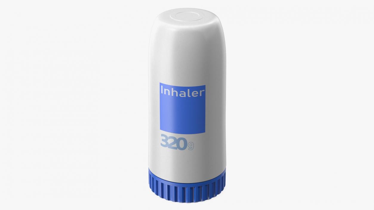 Asthma Treatment Inhaler 3D model