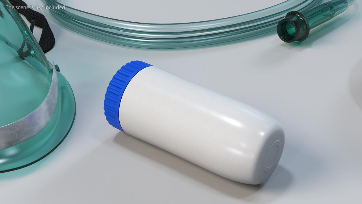 Asthma Treatment Inhaler 3D model