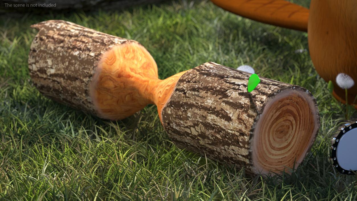 3D Cartoon Beaver with Tools Set Rigged