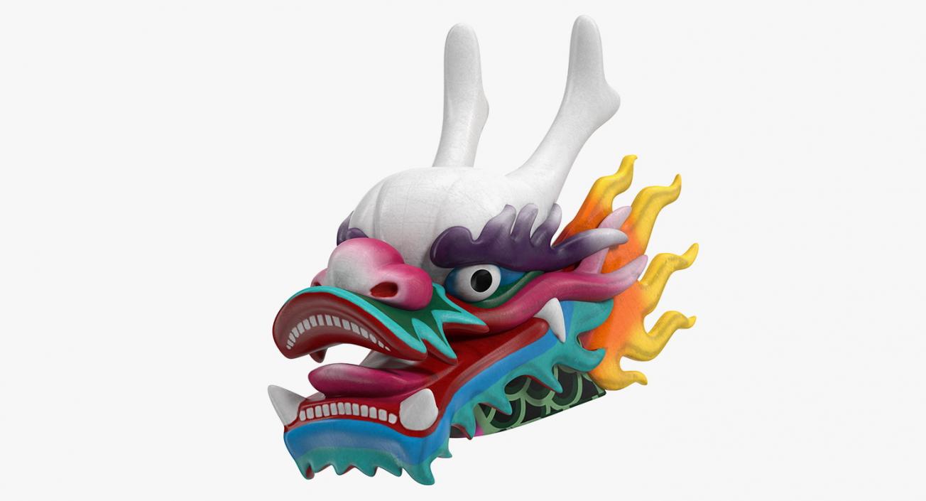 Chinese Dragon Head 3D model