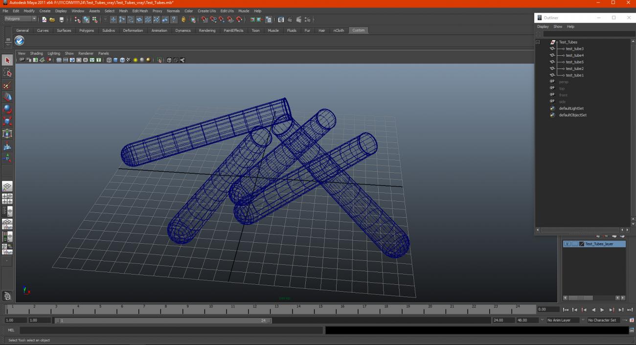 3D model Test Tubes