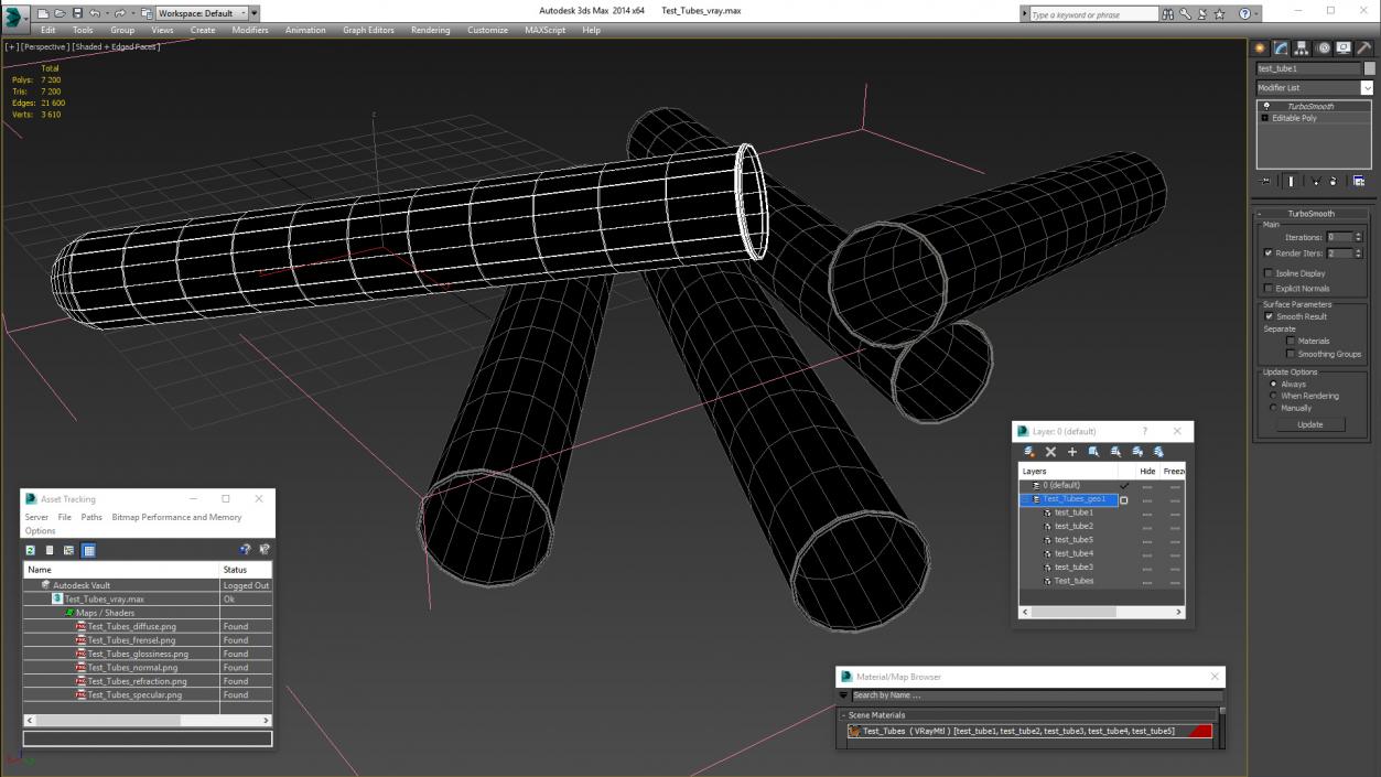 3D model Test Tubes