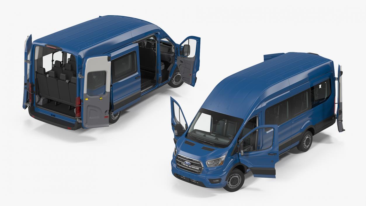 3D Ford Transit Van 2020