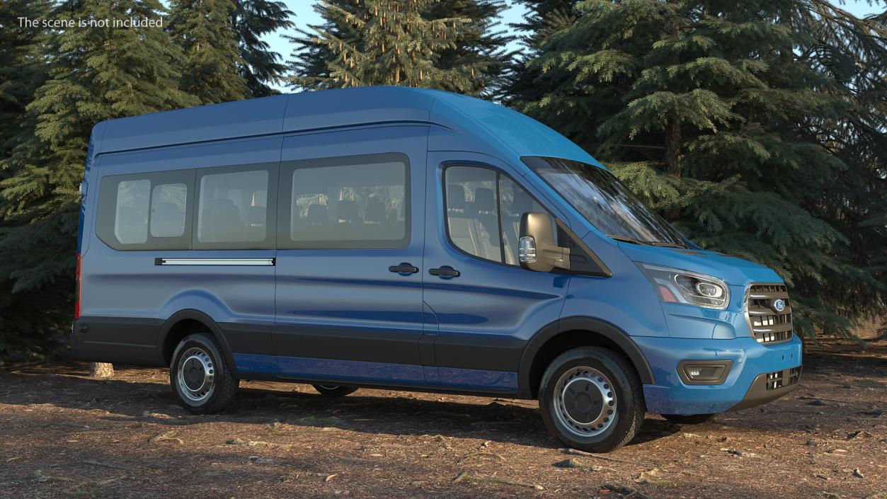 3D Ford Transit Van 2020