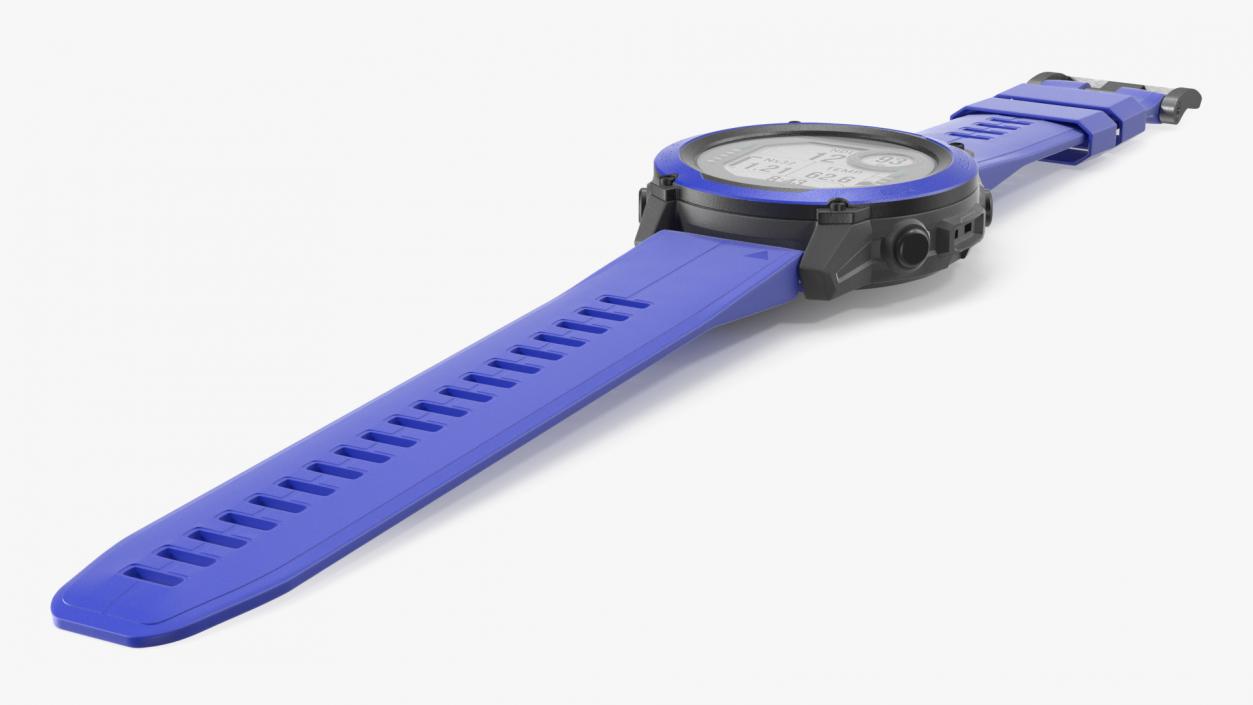 3D Active-Sport Smartwatch Blue model