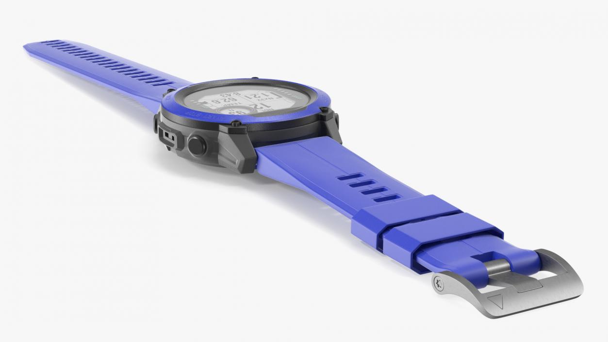 3D Active-Sport Smartwatch Blue model