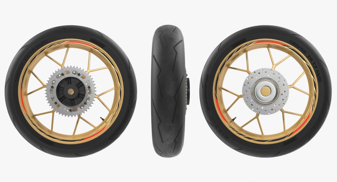 3D Wheels Big 3D Models Collection 4 model