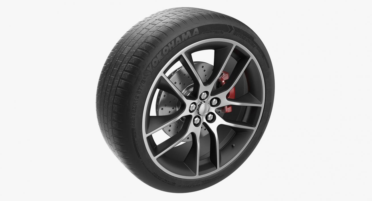 3D Wheels Big 3D Models Collection 4 model