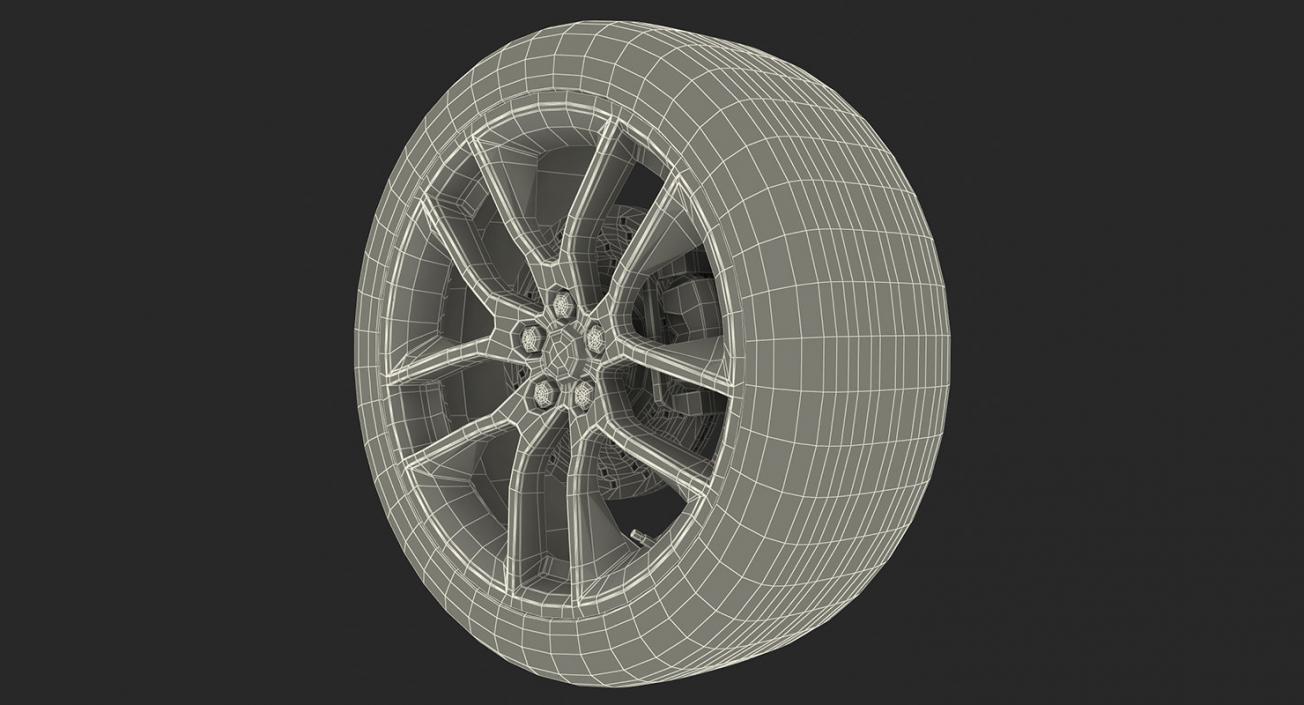 3D Wheels Big 3D Models Collection 4 model