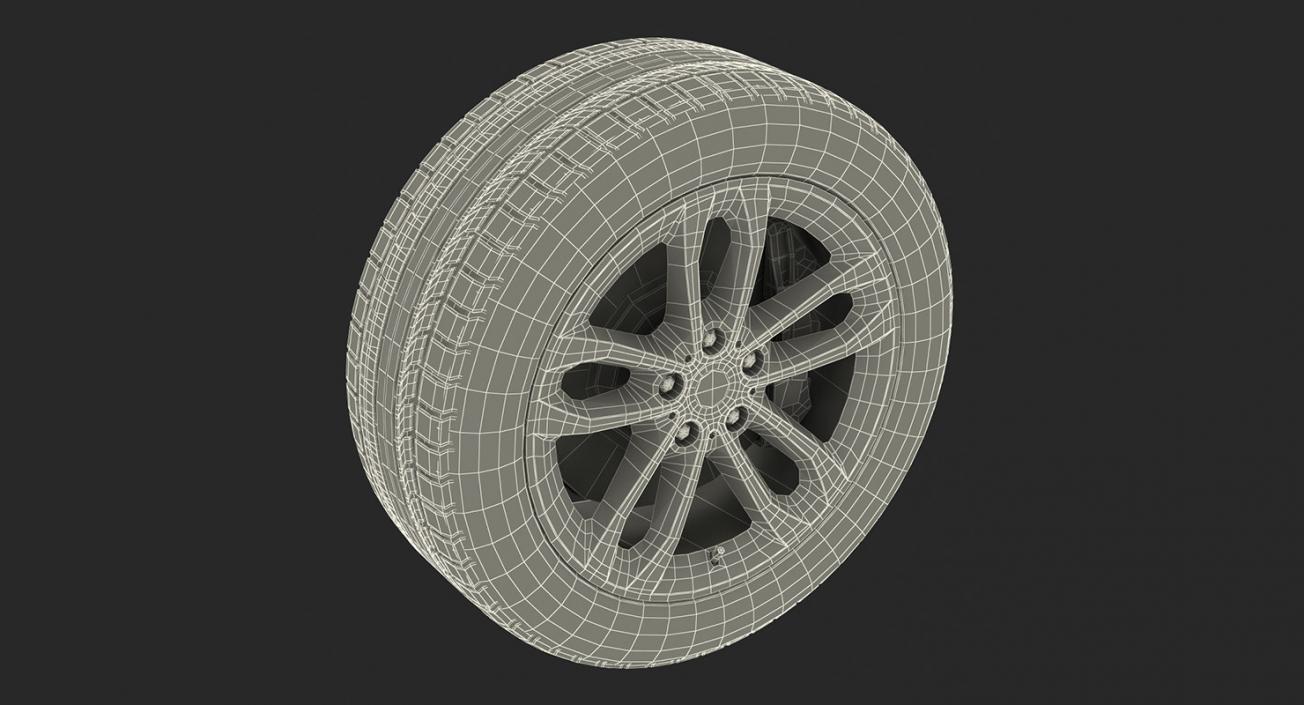 3D Wheels Big 3D Models Collection 4 model