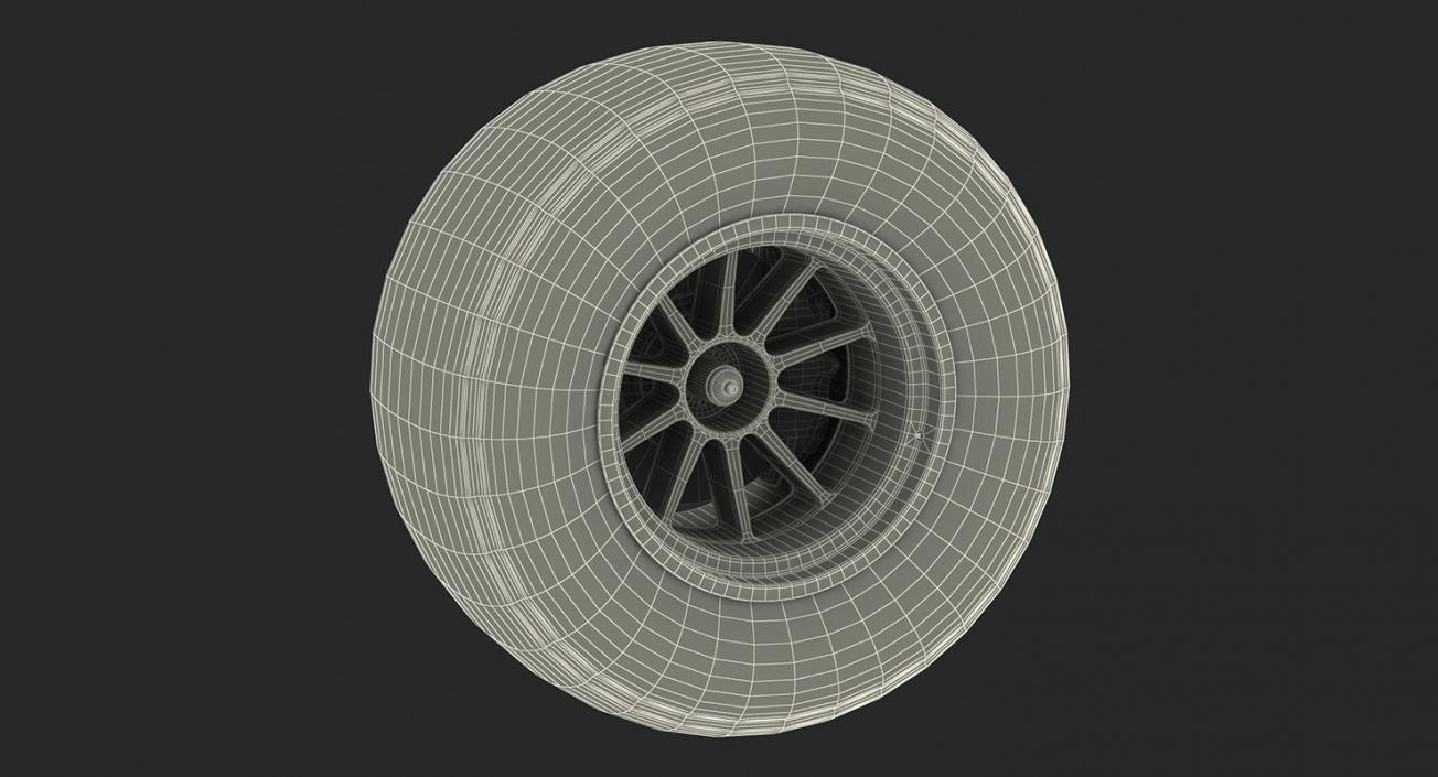 3D Wheels Big 3D Models Collection 4 model