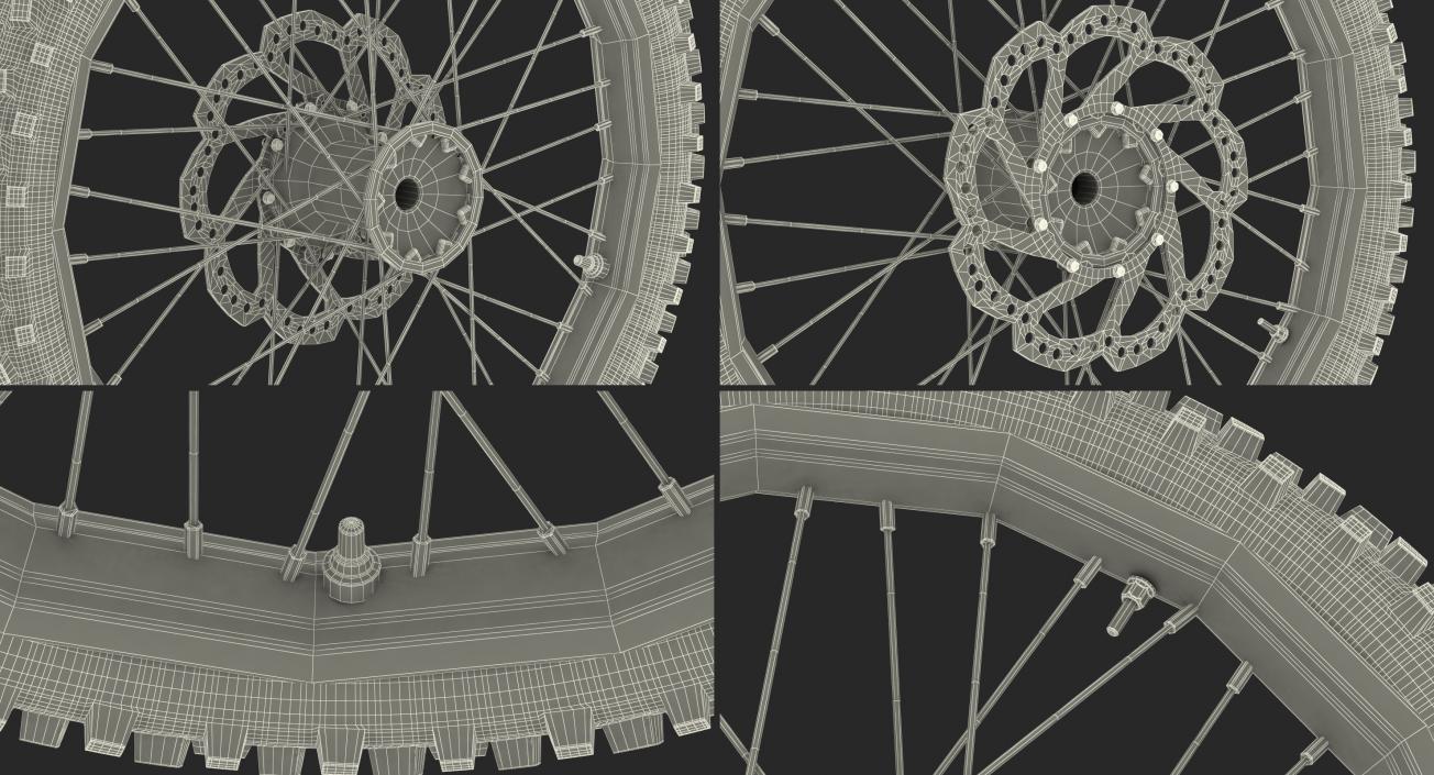 3D Wheels Big 3D Models Collection 4 model