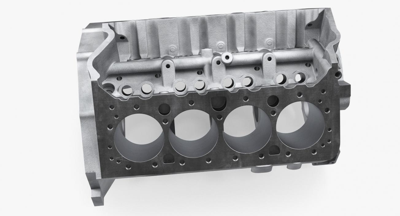 Engine Block and Piston 3D Models Collection 3D model