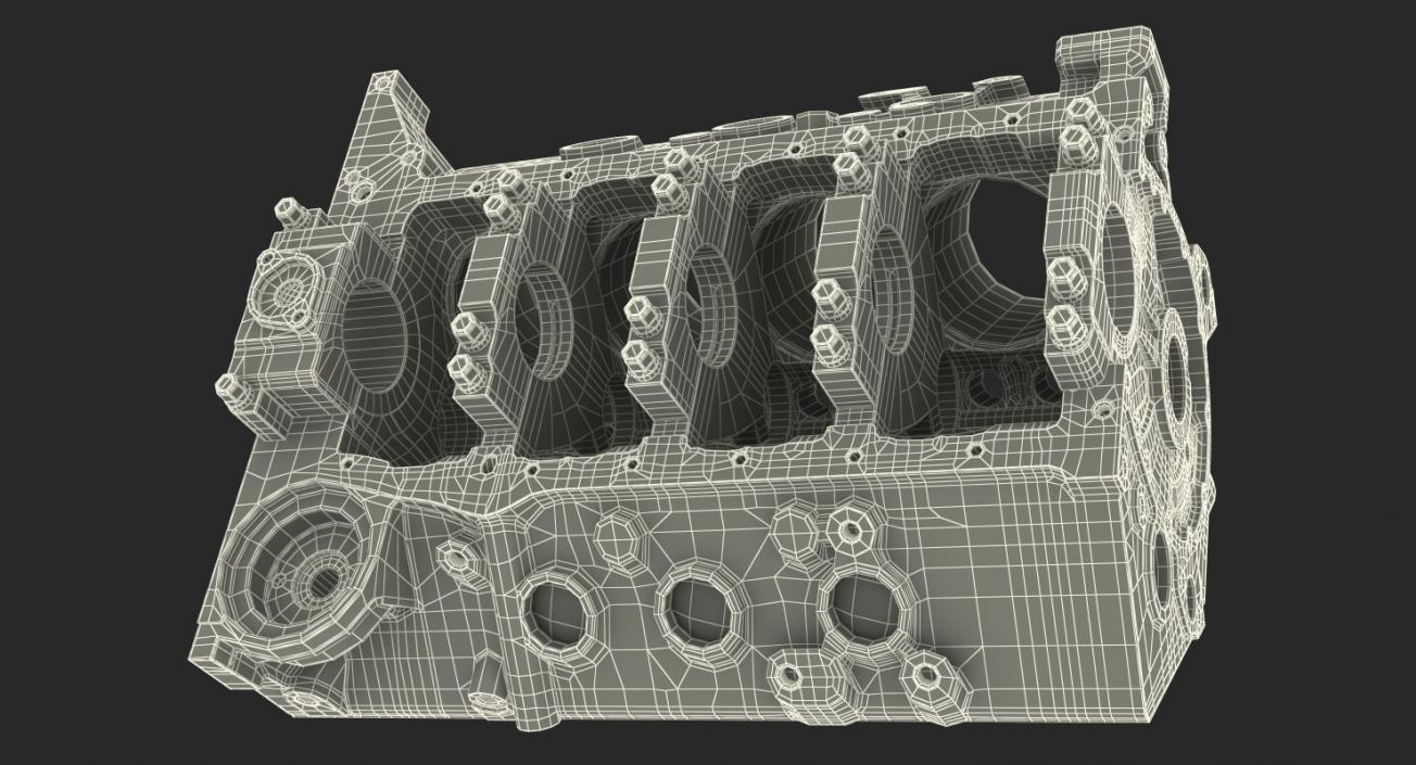 Engine Block and Piston 3D Models Collection 3D model