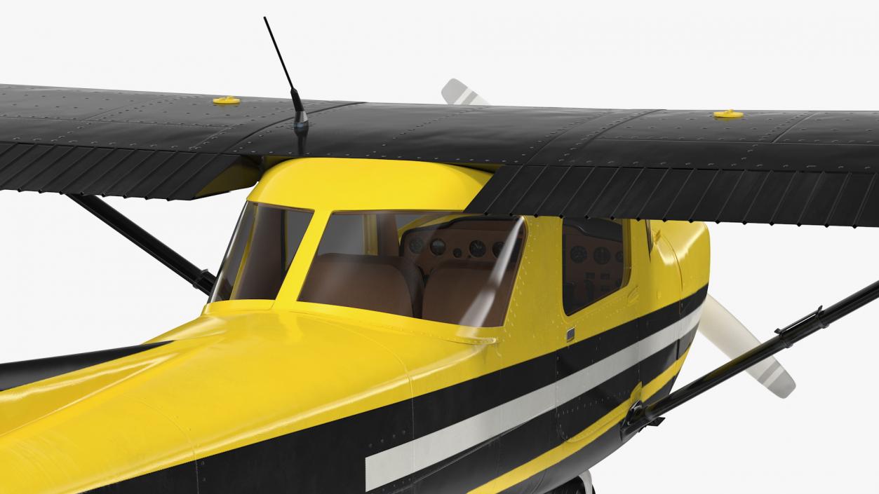 3D Light Single Engine Aircraft model