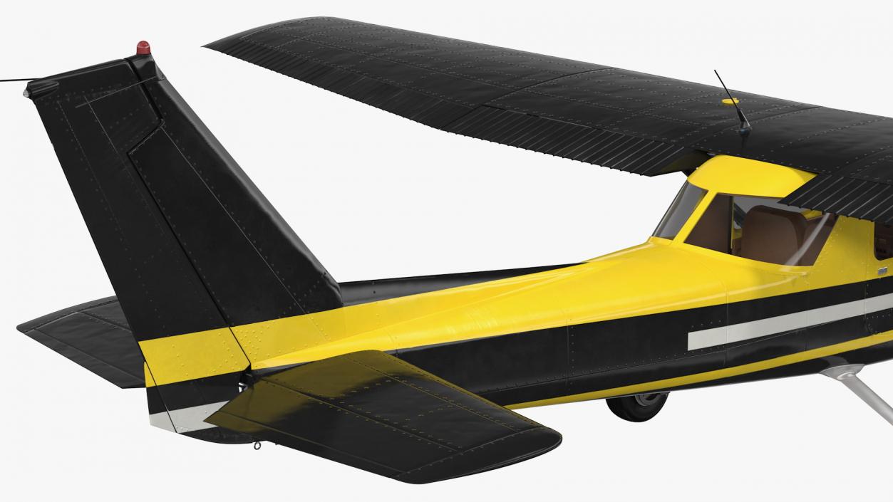 3D Light Single Engine Aircraft model