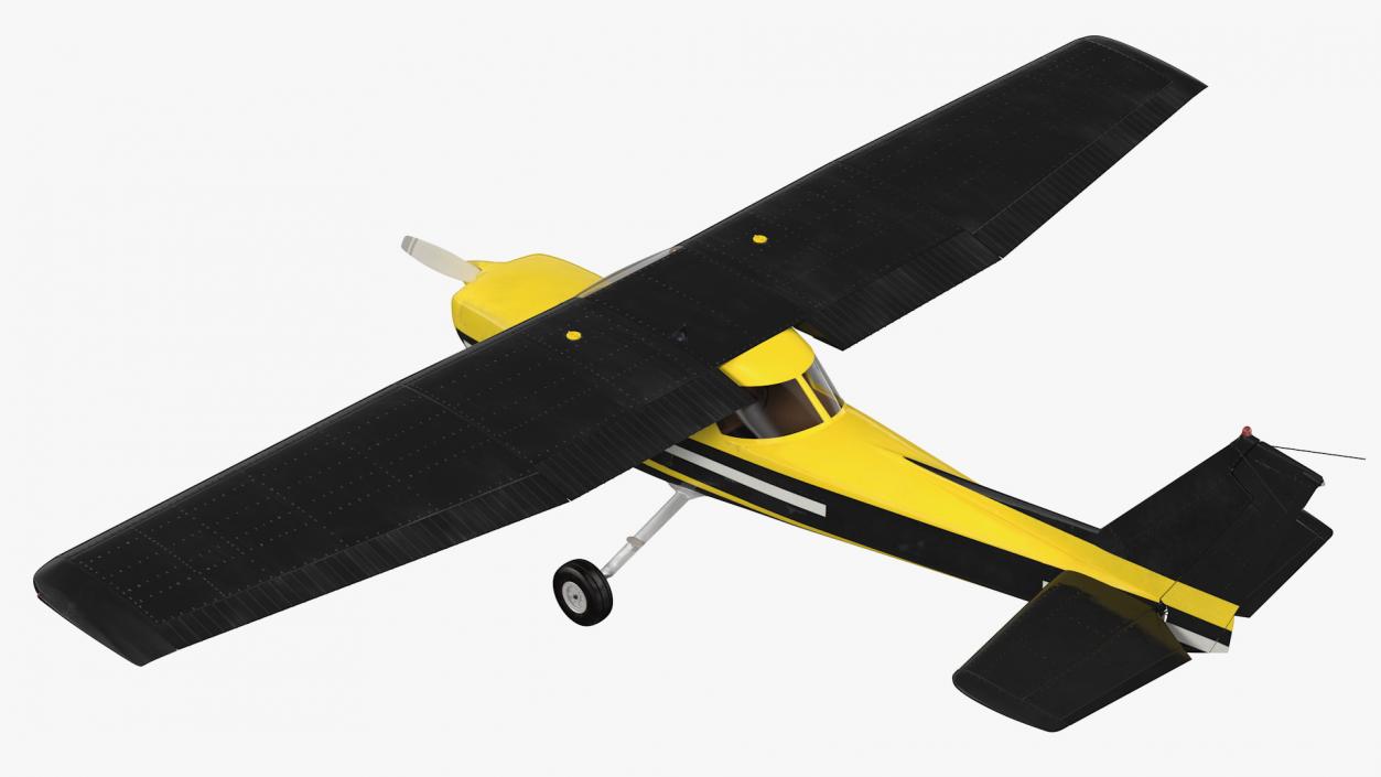 3D Light Single Engine Aircraft model