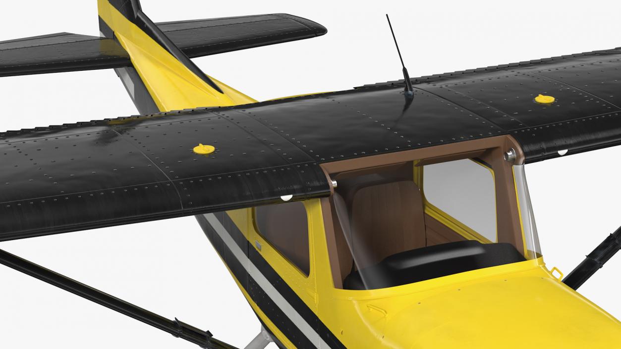 3D Light Single Engine Aircraft model