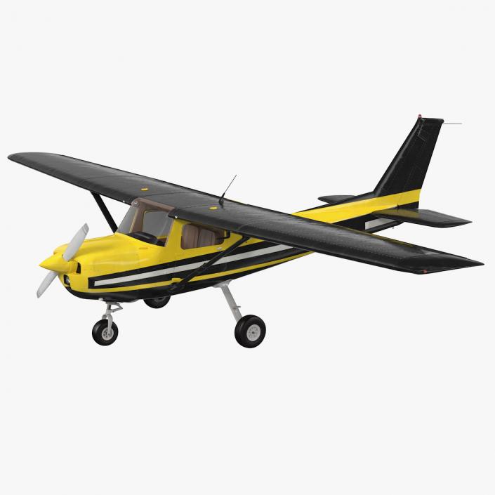 3D Light Single Engine Aircraft model