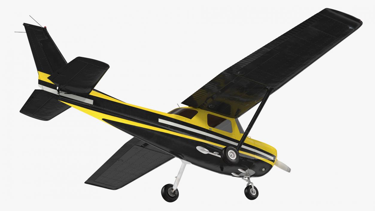 3D Light Single Engine Aircraft model