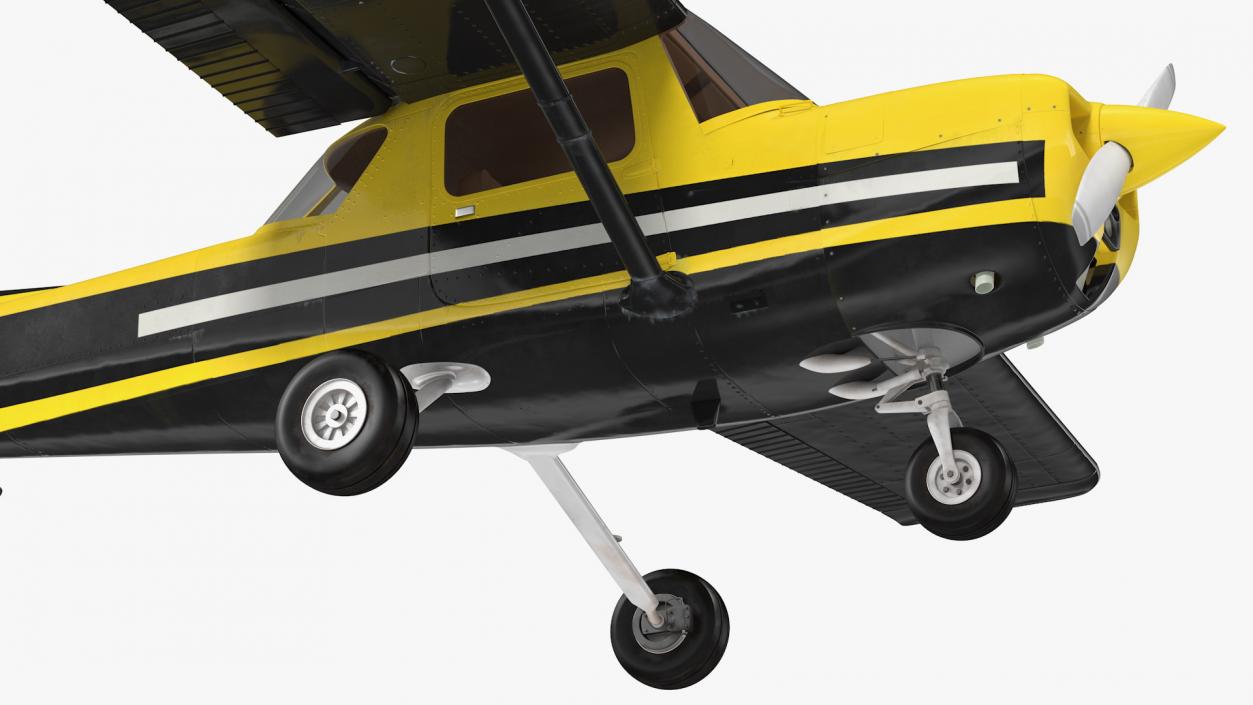 3D Light Single Engine Aircraft model