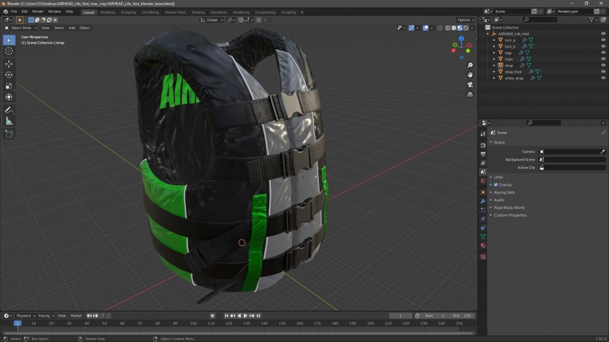 AIRHEAD Life Vest 3D