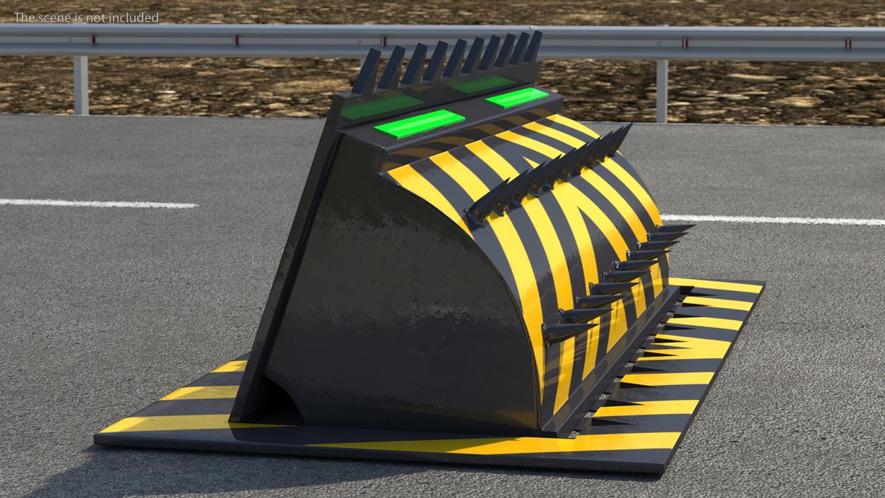 3D Road Blocker Small model