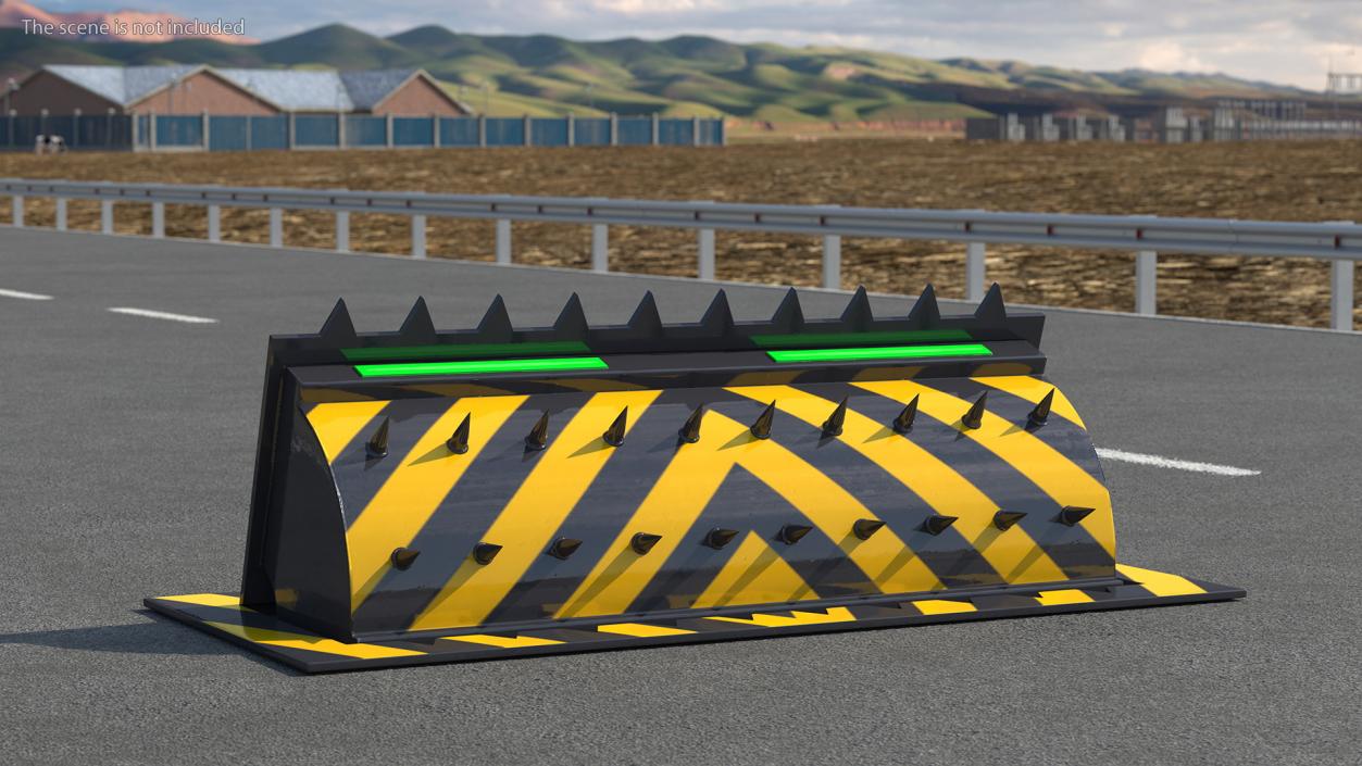 3D Road Blocker Small model