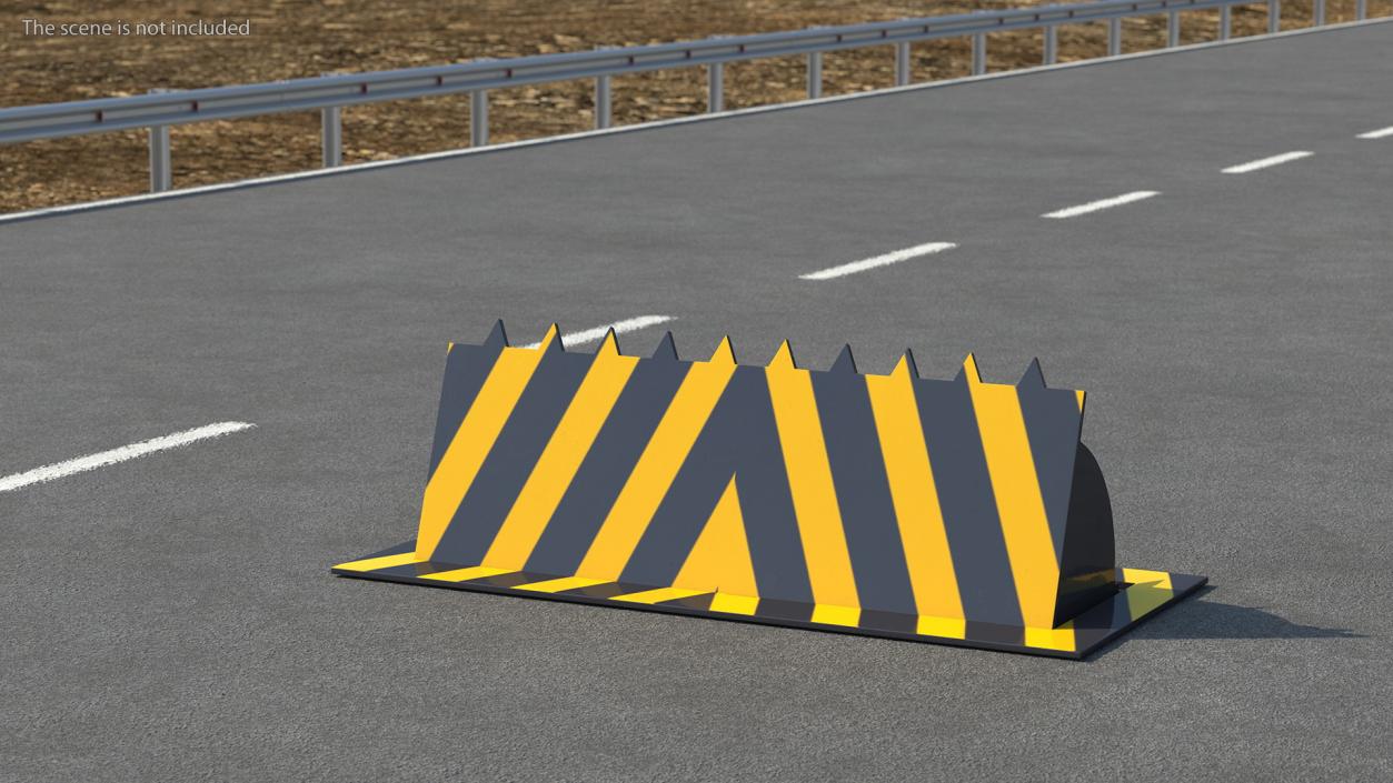 3D Road Blocker Small model