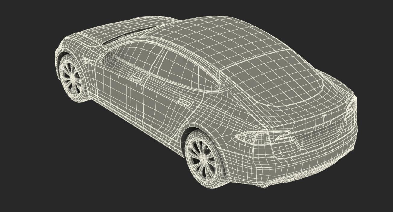 3D Tesla Model S 60 2017