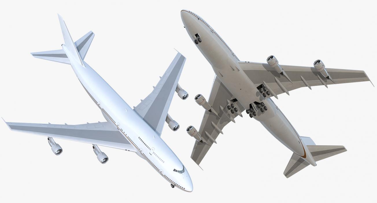 Boeing 747-300 Generic Rigged 3D model