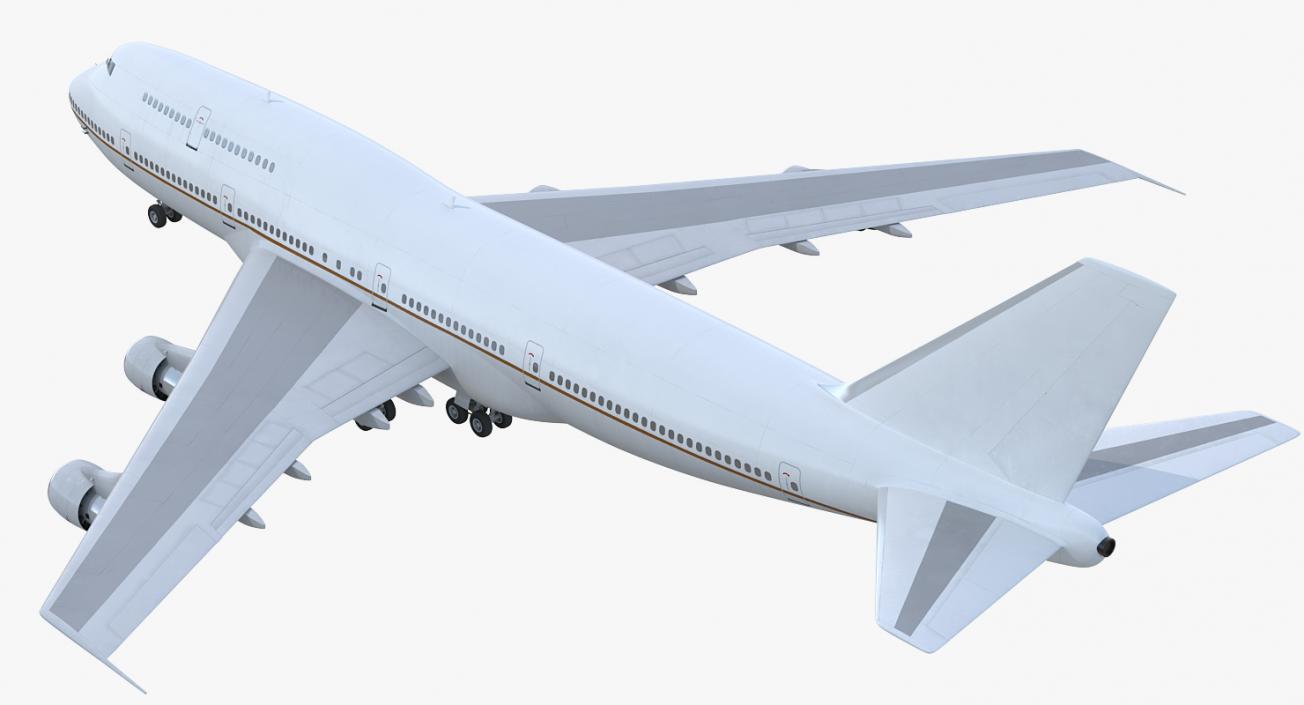 Boeing 747-300 Generic Rigged 3D model