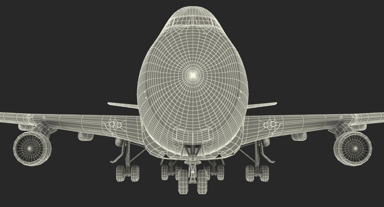 Boeing 747-300 Generic Rigged 3D model