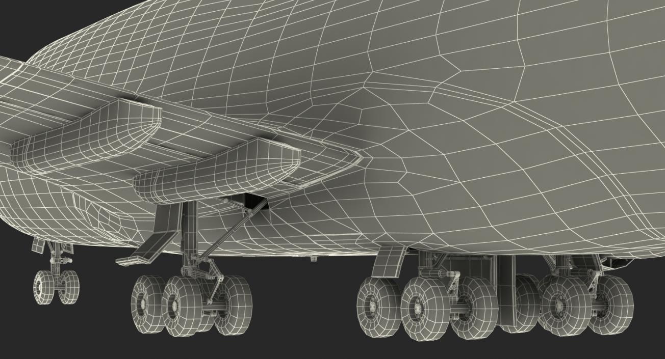 Boeing 747-300 Generic Rigged 3D model