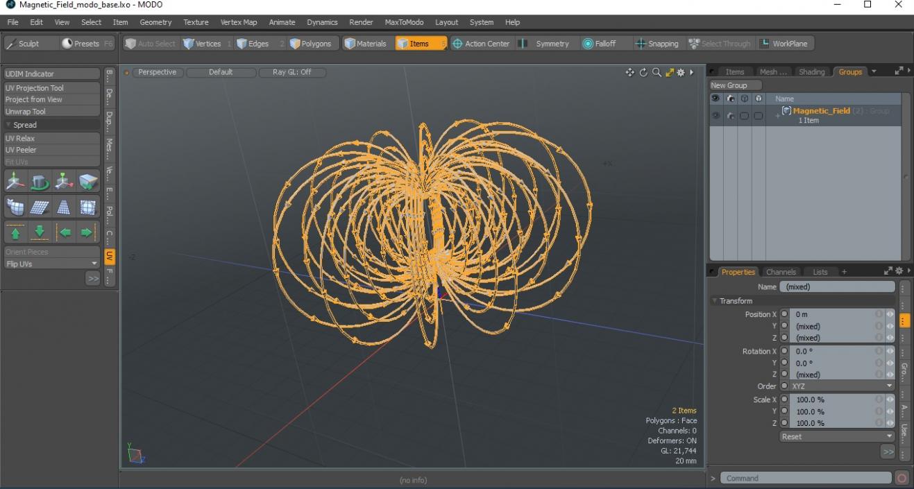 Magnetic Field 3D model