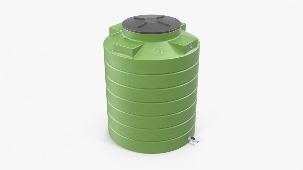 3D model Big Plastic Water Storage Tank