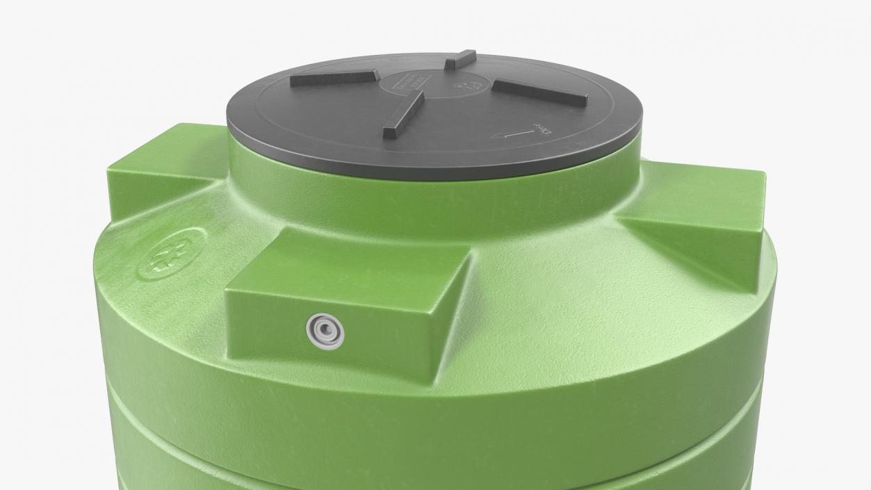 3D model Big Plastic Water Storage Tank