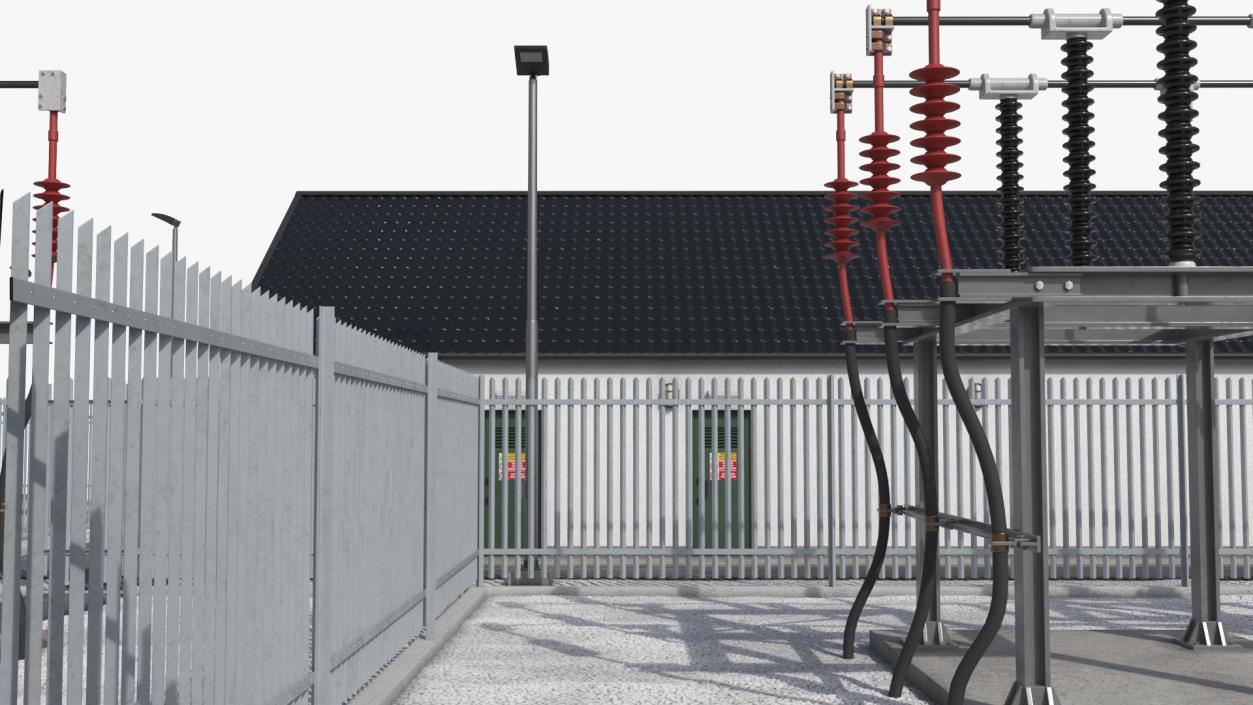 3D model Wind Farm Substation