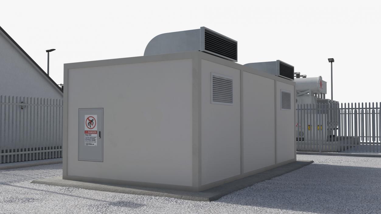 3D model Wind Farm Substation