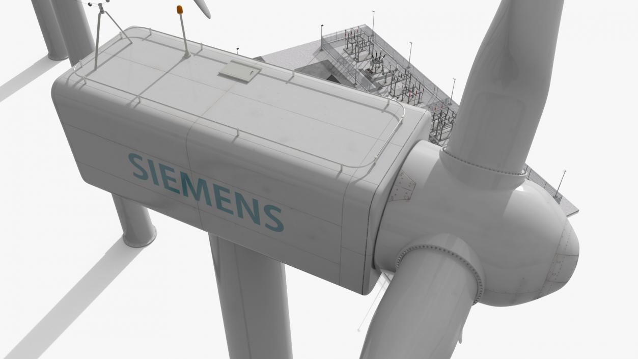 3D model Wind Farm Substation