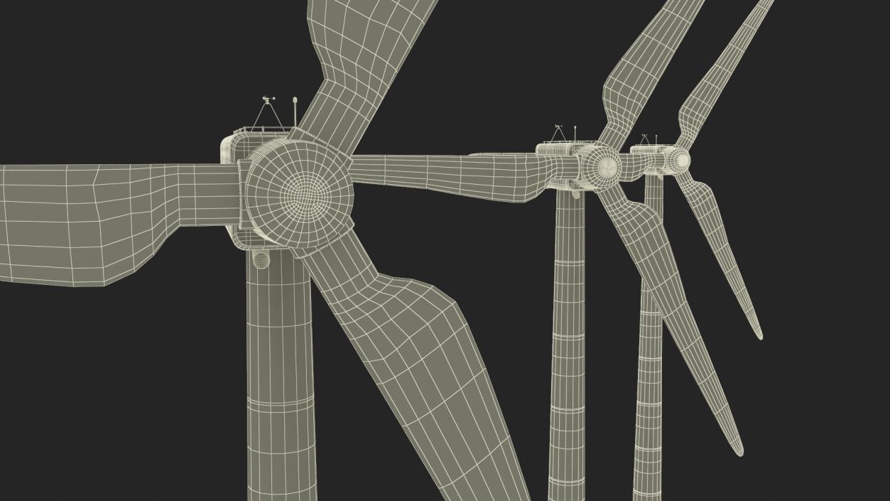 3D model Wind Farm Substation