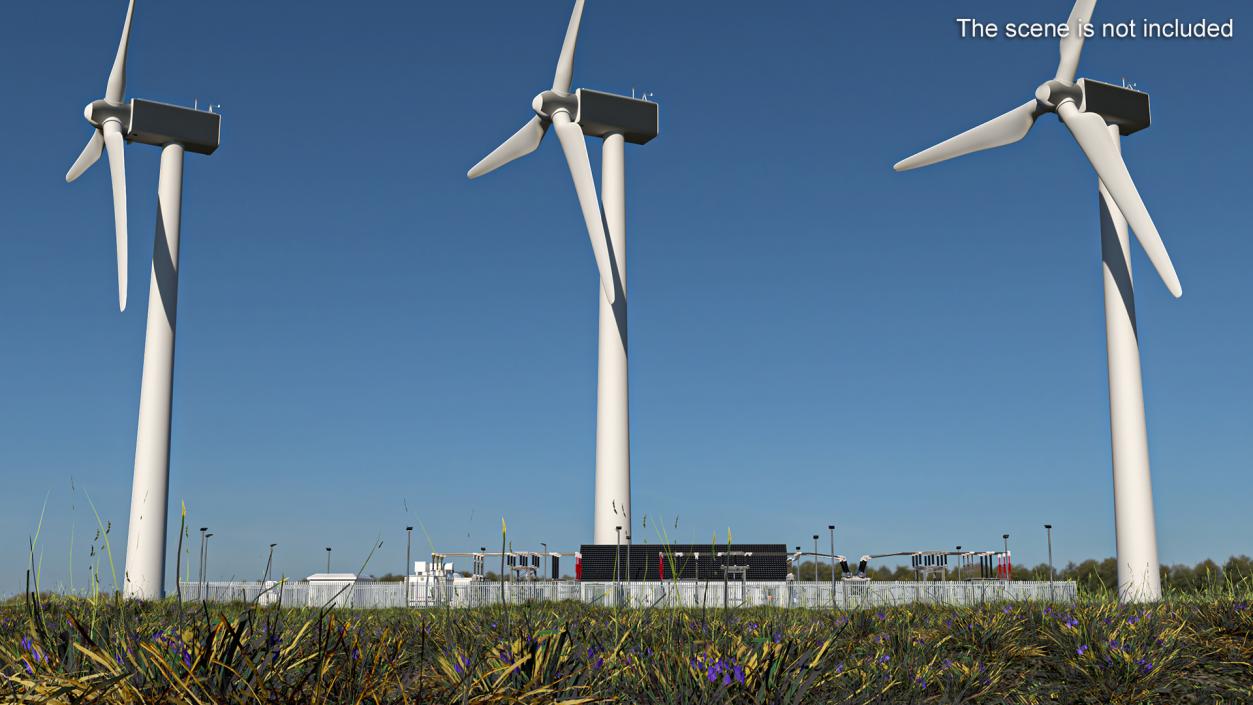 3D model Wind Farm Substation