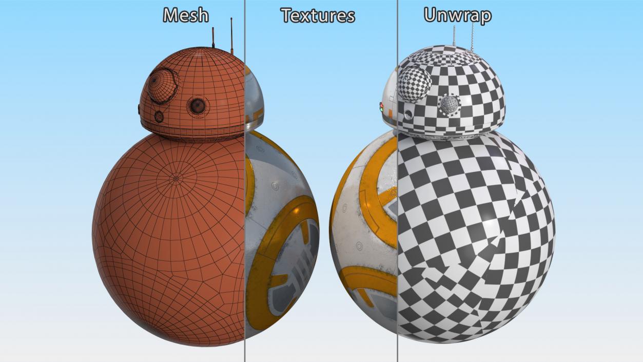 3D model BB-8 Astromech Droid