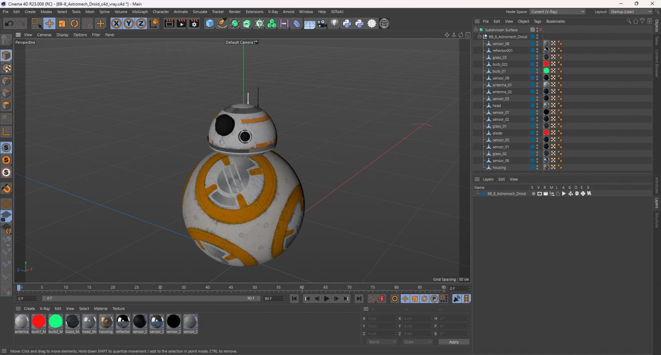 3D model BB-8 Astromech Droid