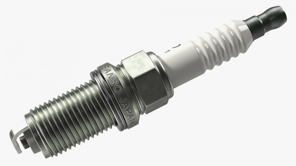 Iridium Motorcycle Spark Plug 3D model