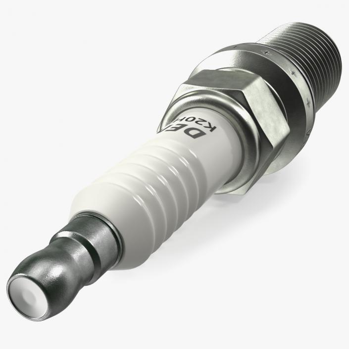 Iridium Motorcycle Spark Plug 3D model