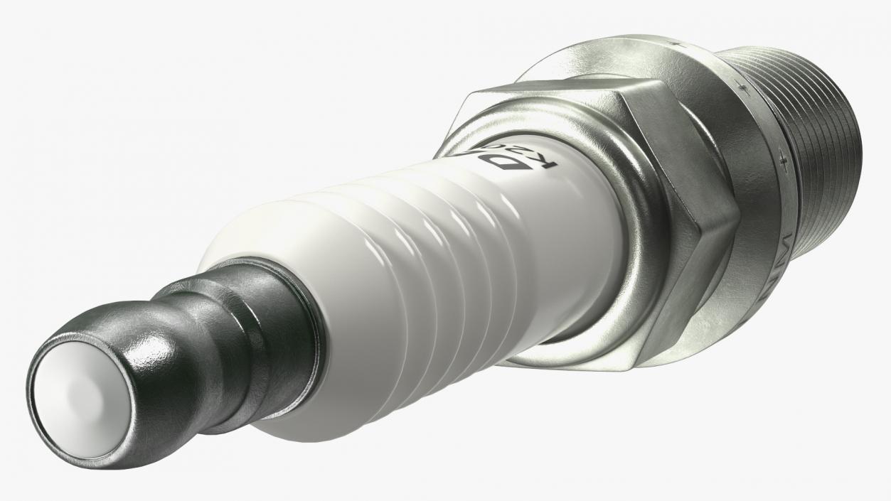 Iridium Motorcycle Spark Plug 3D model