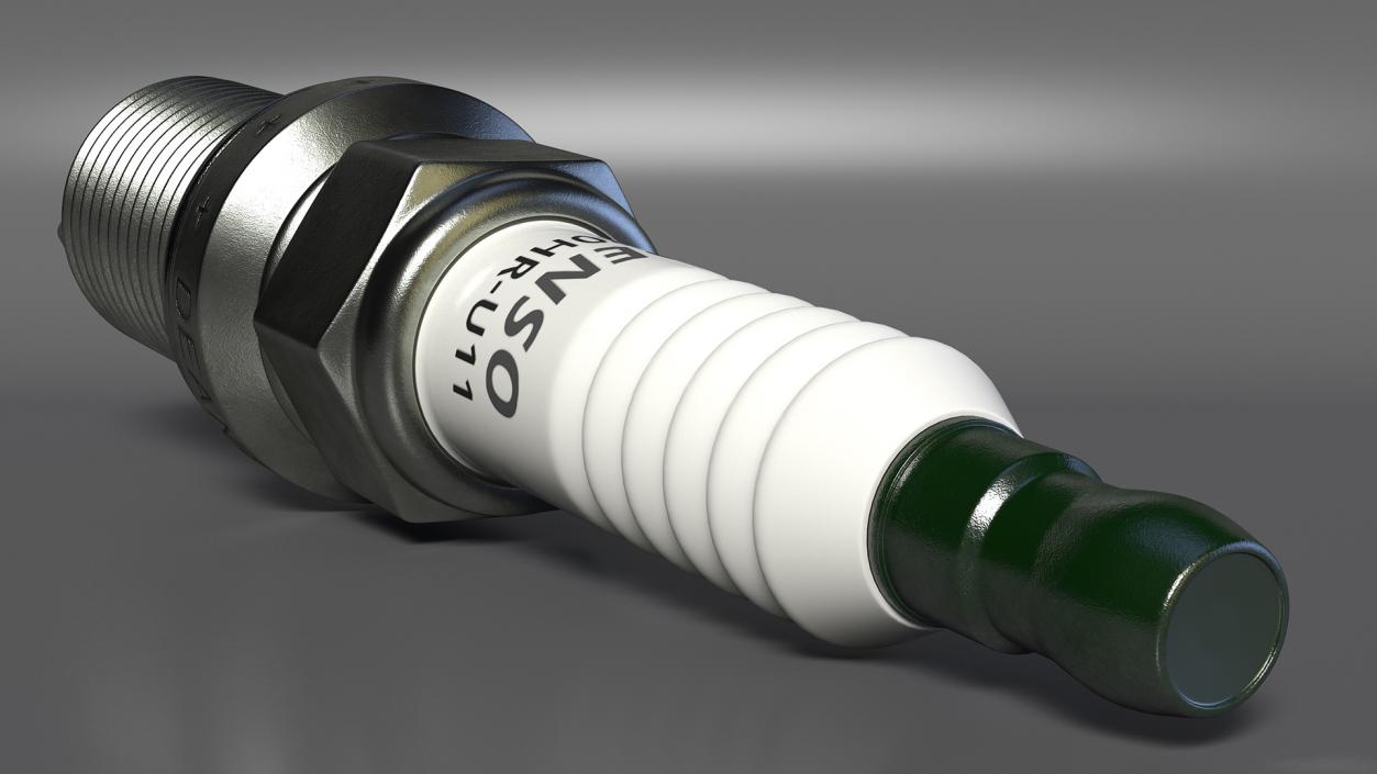 Iridium Motorcycle Spark Plug 3D model