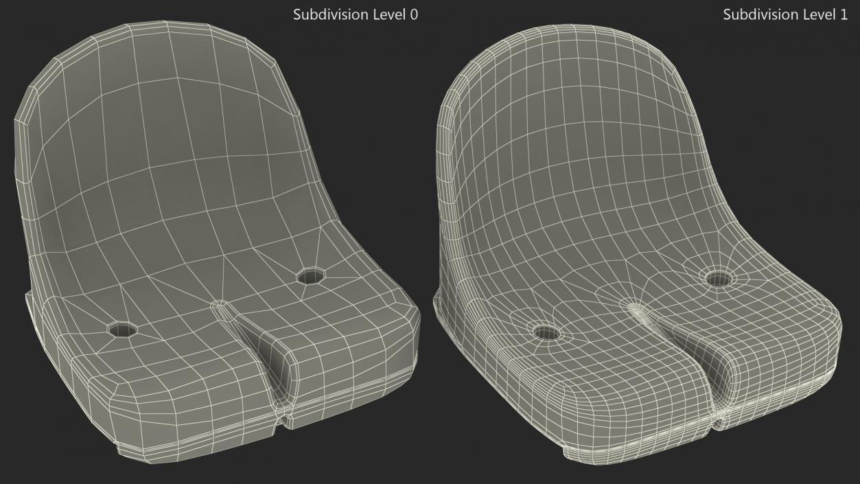 3D Green Stadium Seat model