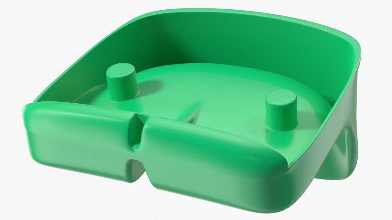 3D Green Stadium Seat model